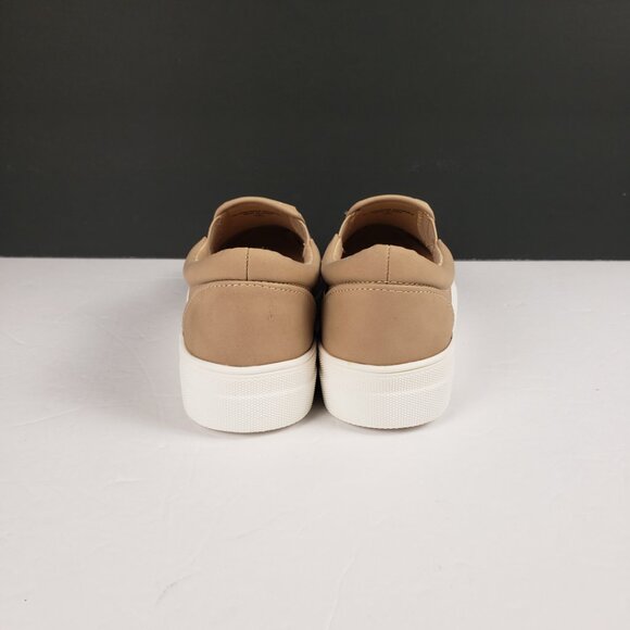 Soda Sz 7 Tan Slip On Vented Comfort Walking Womens Shoes Leisure - Picture 5 of 11